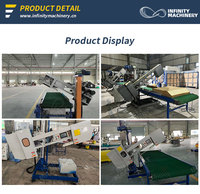 Machine de découpe automatique verticale d'angle pour mousse et éponge