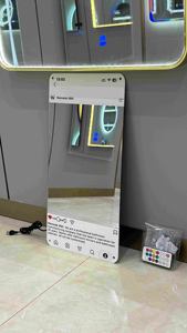 Customized Modern Acrylic Social Media-style LED <strong>Mirror</strong> with <strong>Light</strong> Backlighting Touch Sensor Switch for Living Room and Gym Area - Product Image 6