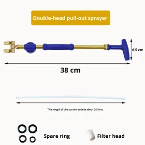 Single-Head &amp; Double-Head Metal <strong>Pull</strong> Rod <strong>Sprayer</strong> for Beverages &amp; Gardening Reciprocating Push-<strong>Pull</strong> Watering Device - Product Image 4