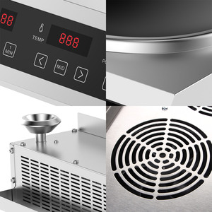 Table de cuisson à induction multifonction haute puissance 3500W, plaque de cuisson en acier inoxydable, cuisinière commerciale - Product Image 5