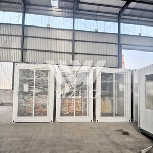 Maison conteneur portable pliable prête à être expédiée, petite maison bon marché, cabane, boîte sur roues, prix - Product Image 5