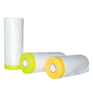 Transparente 2090fdl de grabado <span class=keywords><strong>pintor</strong></span> grandes hojas película pintores de plástico - Product Image 1