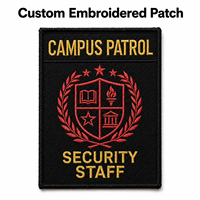 Écussons brodés personnalisés sur mesure, badges logo, patchs décoratifs brodés pour vestes, chapeaux, sacs à dos et uniformes