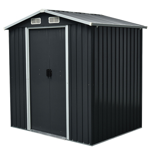 <span class=keywords><strong>Abri</strong></span> de stockage en acier de qualité pour atelier, entrepôts, abris de voiture extérieurs, abris de stockage en acier métallique durable pour vélos, outils de ferme - Product Image 2