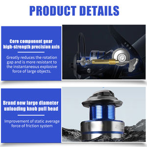 بكرة صيد بحري دوارة بالجملة مع قوة سحب 2.5 كجم/5 كجم/7.5 كجم - Product Image 5