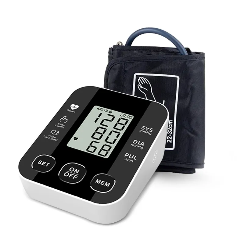 Digital Blood Pressure Monitor Upper Arm BP Machine Home Sphygmomanometer Tensiometro Device Electronic Blood Pressure Meter