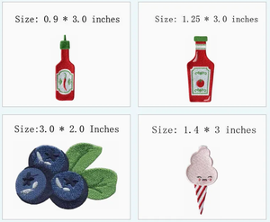 Bướm 3D DIY vá tùy chỉnh thêu huy hiệu vải sắt-on phong cách - Product Image 3