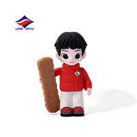 LZY, 20 Años de Experiencia, Fabricante de Figuras de Diseño OEM Personalizadas, Figura Coleccionable 3D de Sofubi, PVC, ABS, Muñeco Artístico con Base