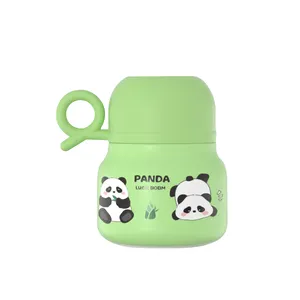Panda Bubble Stew Cup 316 Stainless Steel High Appearance Level Thermos Cup Double Layer With Cup Spoon Cute Girl Thermal Pot