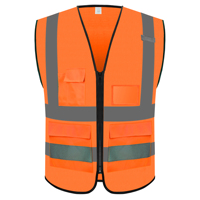 Gilet de sécurité haute visibilité pour ouvriers du bâtiment, vêtements hautement réfléchissants, logo personnalisé