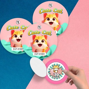 Billets à gratter personnalisés à découpe sur mesure pour événements de collectes de fonds, en papier opaque avec technologie anti-fraude - Product Image 1