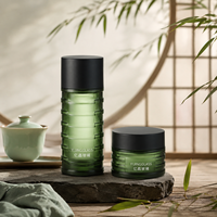Vente en gros de flacons en verre personnalisés avec pompe pulvérisatrice, 50g 120ml, emballage cosmétique pour sérum facial, crème pour le visage