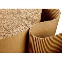 Feuilles de carton de papier recyclable ondulé brun personnalisables de haute qualité Impression offset Compatible Gift & Craft Chine