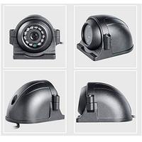 Caméra de recul LED à vision nocturne grand angle 12V | Boîtier métallique AHD 1080P | Caméra de vue latérale rotative à 360° à 4 broches pour camping-car et bus
