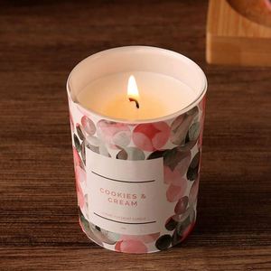 Z &amp; M casa decoración hecho a mano puro de soja Natural Wan <span class=keywords><strong>mecha</strong></span> de algodón <span class=keywords><strong>vela</strong></span> perfumada - Product Image 4