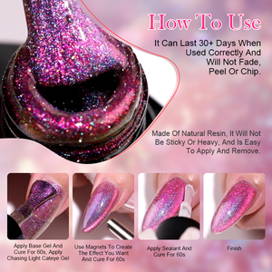 Sơn Gel Móng Tay Hiệu Chasing Light <span class=keywords><strong>Cat</strong></span> <span class=keywords><strong>Eye</strong></span> 15ml, Sơn Gel Móng Tay Hiệu <span class=keywords><strong>Cat</strong></span> <span class=keywords><strong>Eye</strong></span> Từ Tính, Nhãn Riêng - Product Image 3