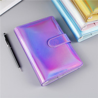 Nouveau Stock Business Planner Spiral Binder 6-Ring Budget Binder PU Leather A5/A6 Cover Hardcover Work Agenda Loose Leaf Binder