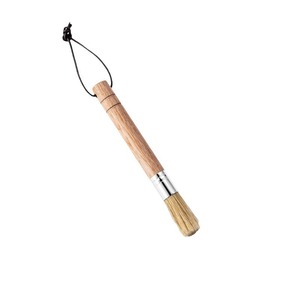 Brosse de nettoyage pour moulin à café, manche en bois massif, poils doux, pour le nettoyage des fentes de la machine à café - Product Image 3
