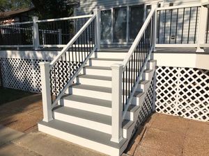 Sistema Clásico de Barandillas para Terraza Exterior, Balaustrada y Pasamanos de Aluminio, Barandilla de Escalera, Barra de Metal para TERRAZA EXTERIOR - Product Image 4