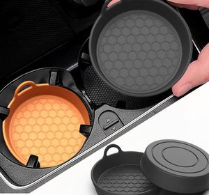 Custom 2 PCS Waterproof Car Cup Holder Coaster Silicone Cup Holder Insert Universal Anti-slip 7*7*2.8cm - Product Image 3