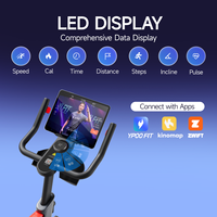 YPOO Luxus-Spinning-Bikes – Fabrikverkauf: Magnetisches 11-kg-Massenschwungrad, Indoor-Spinning-Bike mit Smart YPOOFIT APP