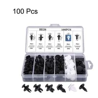 415/100/50 Pièces Clips de fixation universels pour pare-chocs de voiture, rivets pour trous de garde-boue, attaches à vis, tailles assorties, pièces de garniture de porte en plastique