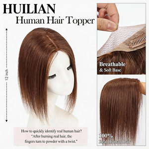 Topper de <span class=keywords><strong>cheveux</strong></span> naturels en gros pour femmes souffrant de perte de <span class=keywords><strong>cheveux</strong></span>, base en soie 4x5.5, clips antidérapants naturels, postiche Remy, couleur personnalisée, direct usine - Product Image 3