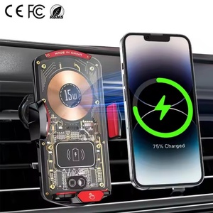 Cargador Inalámbrico Magnético para Coche, Soporte de Ventilación, 15W, Cargador Inalámbrico para Coche con Soporte para Salpicadero - Product Image 5