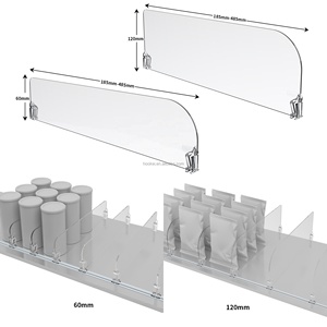 Gondolas supermercado Dây Bán lẻ rõ ràng dược phẩm nhựa kho Acrylic kệ chia trong gandola Kệ siêu thị - Product Image 5
