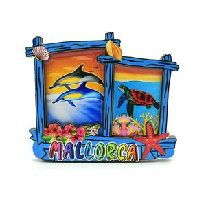 Logotipo personalizado isla viaje regalo madera nevera imán <span class=keywords><strong>Mallorca</strong></span> recuerdo imanes - Product Image 1