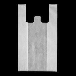 Camiseta no tejida ecológica personalizada, bolsa de la compra, material PP reciclable barato, sellado térmico para embalaje de verduras, promoción - Product Image 2