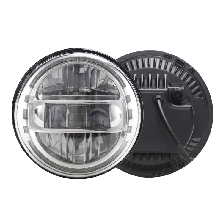 Brightest King Kong 7 inch led headlight for JEEP wrangler 2018 with DRL 7'' round Angel eyes headlight