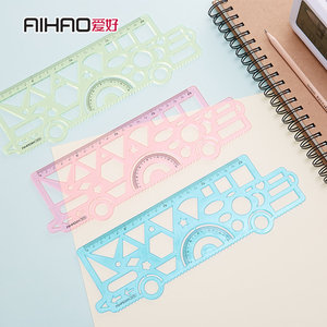Regla flexible multiforma AiHao 7519 de plástico de 30 cm, plantilla de dibujo para diseño artístico - Product Image 3
