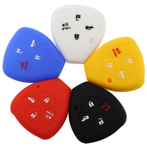 Accessoires de voiture, étui pour clé en silicone souple, bon prix pour Toyota Camry HANLANDA RAV4 Corolla, housse de protection pour clé <span class=keywords><strong>RIZZI</strong></span> VICTOR - Product Image 1