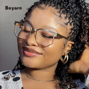Boyarn, <span class=keywords><strong>gafas</strong></span> <span class=keywords><strong>cuadradas</strong></span> de gran tamaño para miopía, <span class=keywords><strong>gafas</strong></span> antiluz azul para hombre y <span class=keywords><strong>mujer</strong></span>, <span class=keywords><strong>gafas</strong></span> de Metal para ordenador, <span class=keywords><strong>gafas</strong></span> de graduación para <span class=keywords><strong>mujer</strong></span> - Product Image 6