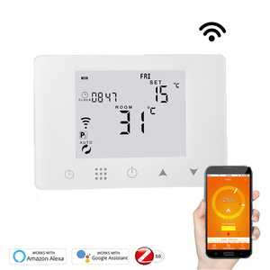 Tường Thông Minh Không Dây Màn Hình Cảm Ứng Nhiệt, Điều Khiển Nhiệt Độ Lập Trình Với Nồi Hơi Khí Và Thiết Bị Truyền Động Để Sưởi Ấm Phòng - Product Image 2