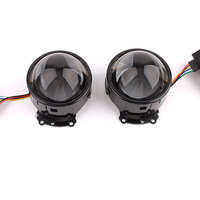 Accessoires d'éclairage de voiture 3 pouces Led Devil Eye Light Headlight 14 Colors Devil Eyes Light avec Smartphone Control