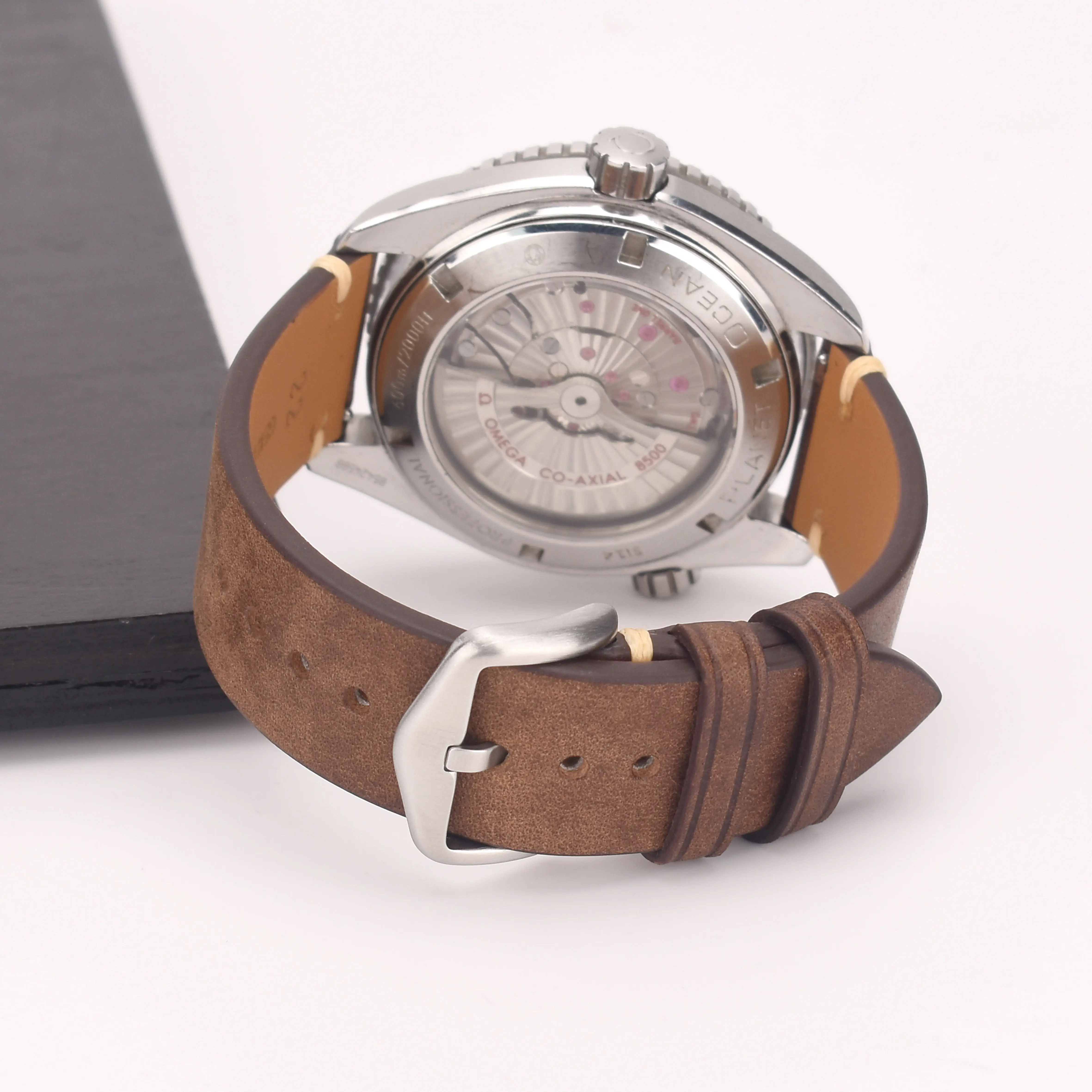 He Qi Italian Top Grain Genuine Leather Watch Band Wholesale Luxury Watch Strap Leather 20mm