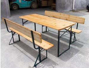 Nhiệm Vụ Nặng Nề <span class=keywords><strong>220</strong></span> Ngoài Trời Dã Ngoại Sân Bên Ăn Uống Gấp Nhà Máy Bia Bằng Gỗ Thiết Lập Bảng Và Băng Ghế Dự Bị Cho Tổ Chức Sự Kiện - Product Image 5