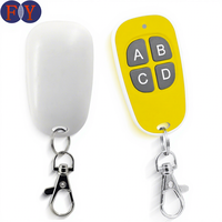 Original de fábrica 433MHz Control remoto de 4 botones Código de clonación emparejable Señal estable para puertas de barrera Puertas enrollables Hecho de metal