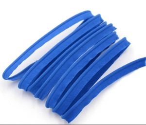 Wholesale 1/4&quot; Flat Knitted Colored Braided <strong>Elastic</strong> Band Bias Piping <strong>Tape</strong> for Hairband Garments Underwear <strong>Sofa</strong> Cover - Product Image 5