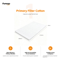 Extracteur de fumée Fumego XF250, filtre HEPA à 4 côtés pour la rétention de la poussière, efficacité de 99,97 %, porosité de 0,5 µm pour l'extraction des fumées