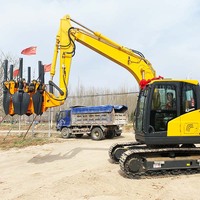 Pelle de déracinement d'arbres de haute qualité, très vendue, pour transplanteur d'arbres, machine à creuser les arbres, bêche à arbres pour chargeuse compacte