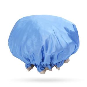 Gorro de ducha de PVC engrosado, impermeable, de doble capa, para cubrir la cabeza, protector contra el aceite y el humo de cocina, gorro de ducha para adultos. - Product Image 4