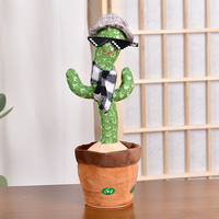 Jouet en peluche de Cactus de plante de danse électrique éducatif pour enfants, cadeaux amusants
