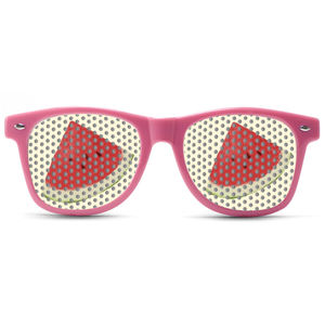 Wholesale 2025 Custom Logo Adult <b>Sunglasses</b> Cute Cherry Design Pinhole Lens Party Eyewear Red Blue Green Yellow Purple Made PC - Product Image 4