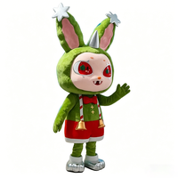 Costume de mascotte de lapin personnalisé pour adulte, unisexe, grande taille, pour fête, tenue de mascotte portable, MOQ 1 pièce