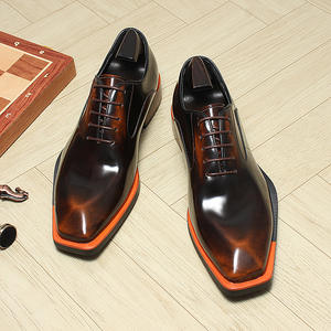 Zapatos Casuales de Hombre de Cuero Genuino con Punta Cerrada e Impermeables, Modelo 2026, Marca QJMP - Product Image 4