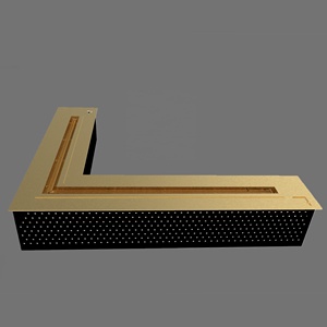 Fuego Real <span class=keywords><strong>Kamin</strong></span>, llama inteligente, quemadores de etanol biológico para interiores, chimeneas en forma de L - Product Image 3