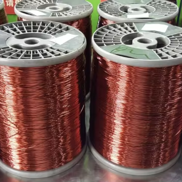 Red Enameled Copper Wire 0.23mm Diameter 200C Temperature Rating PT Spool for Winding/Generators